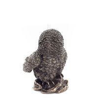 Uggla eller Glaucus pÃ¥ en sten med ansiktet bak till vÃ¤nster 6 cm Veronese Brons Galvanisering HellÃ¤ngdsstatyett Veronese 4 - gr