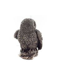 Uggla eller Glaucus pÃ¥ en sten med ansiktet bak till vÃ¤nster 6 cm Veronese Brons Galvanisering HellÃ¤ngdsstatyett Veronese 5 - gr