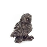 Owl or Glaucus: the sacred bird, symbol of wisdom, prudence, 6cm Veronese Bronze Electrolytic Full Body Statuette Veronese 6 - g