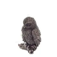 Owl or Glaucus: the sacred bird, symbol of wisdom, prudence, 6cm Veronese Bronze Electrolysis Full Body Statuette Veronese 2 - g