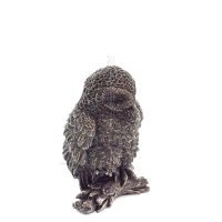 Owl or Glaucus: the sacred bird, symbol of wisdom, prudence, 6cm Veronese Bronze Electrolysis Full Body Statuette Veronese 6 - g