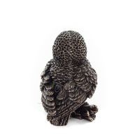 Owl or Glauca on a branch facing left 6cm Full Body Veronese Bronze Electroplating Figurine Veronese 4 - grifon.se 