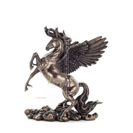Pegasus: born of blood, followed the muses and Zeus, 28x26cm Veronese Bronze Electrolytic Full Body Statuette Veronese 1 - grifo