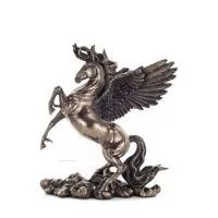 Pegasus: född av blod, följde muserna och Zeus, 28x26cm Veronese Brons Elektrolytisk Helkroppsstatyett Veronese 1 - grifon.se 