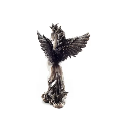 Pegasus: born of blood, followed the muses and Zeus, 28x26cm Veronese Bronze Electrolytic Full Body Statuette Veronese 2 - grifo