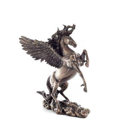 Pegasus: fÃ¶dd av blod, fÃ¶ljde muserna och Zeus, 28x26cm Veronese Brons Elektrolytisk Helkroppsstatyett Veronese 4 - grifon.se 