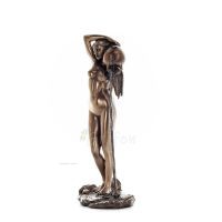 Source, Daughter, female 29.5cm Full-length statuette with Electrolytic Veronese bronze, ancient Greece Veronese 2 - grifon.se 