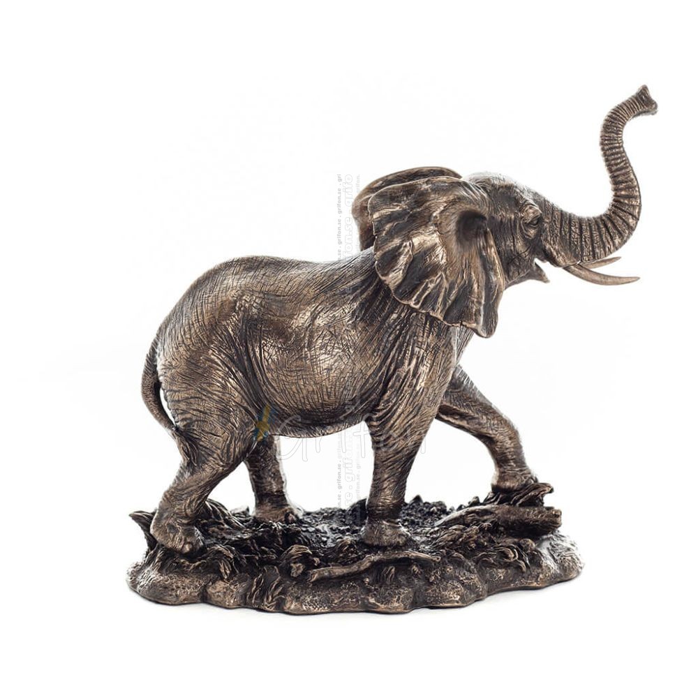 Elefant: symbol för styrka, skydd, visdom och lycka 16 cm Veronese brons galvaniserad helkroppsfigur Veronese 1 - grifon.se Elefant: symbol för styrka, skydd, visdom och lycka 16 cm Veronese brons galvaniserad helkroppsfigur Veronese 1 - grifon.se