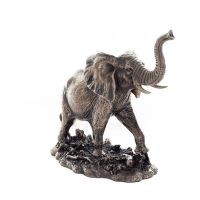 Elefant: symbol fÃ¶r styrka, skydd, visdom och lycka 16 cm Veronese brons galvaniserad helkroppsfigur Veronese 2 - grifon.se 