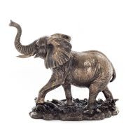 Elefant: symbol fÃ¶r styrka, skydd, visdom och lycka 16 cm Veronese brons galvaniserad helkroppsfigur Veronese 4 - grifon.se 