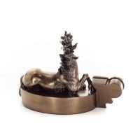 Veronese logga bordsskiva 23x15cm Veronese brons elektrolys Veronese 4 - grifon.se 