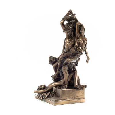 The Rape of Polyxene, By Pio Fedi 36cm Veronese Electrolytic Bronze Full Body Statue Veronese 2 - grifon.se 