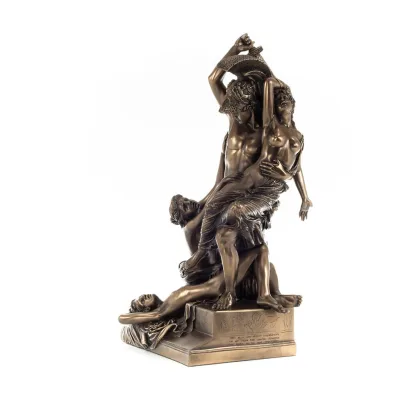 The Rape of Polyxene, By Pio Fedi 36cm Veronese Electrolytic Bronze Full Body Statue Veronese 2 - grifon.se 
