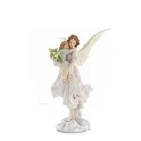 Angel holding a child and flowers 27cm Full-body Figurine Veronese, religious - spiritual Veronese 6 - grifon.se 