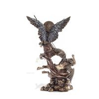 Archangel Michael: God-Like, One of the First Lords 33.5cm Veronese Bronze Electrolytic Full Body Statue, Christian Veronese 4 -