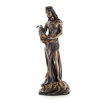Fortune: The View of the Prosperity and Wealth of a City 71cm Veronese Electrolytic Bronze Full Length Statuette Veronese 1 - gr