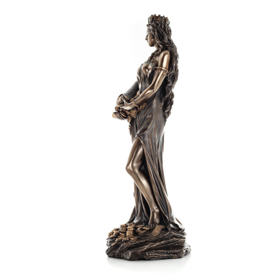 Fortune: The View of the Prosperity and Wealth of a City 71cm Veronese Electrolytic Bronze Full Length Statuette Veronese 2 - gr