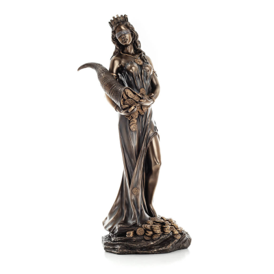 Fortune: The View of the Prosperity and Wealth of a City 71cm Veronese Electrolytic Bronze Full Length Statuette Veronese 6 - gr