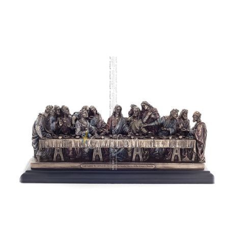 Last Supper 23.5x8.5cm Veronese bronze electrolysis Veronese 1 - grifon.se
