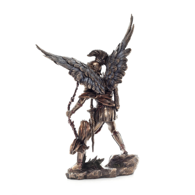 Archangel Uriel: The Light of God 34cm Veronese Bronze Electroplated Full Body Statue, Christian Veronese 3 - grifon.se 