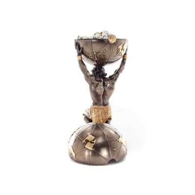 Atlas 32,5 cm smyckeskrin, smyckeskrin, fodral fÃ¶r fÃ¶rvaring, med Veronese bronselektrolys, antikens Grekland Veronese 3 - grifo