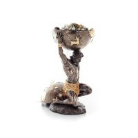 Atlas 32,5 cm smyckeskrin, smyckeskrin, fodral fÃ¶r fÃ¶rvaring, med Veronese bronselektrolys, antikens Grekland Veronese 5 - grifo