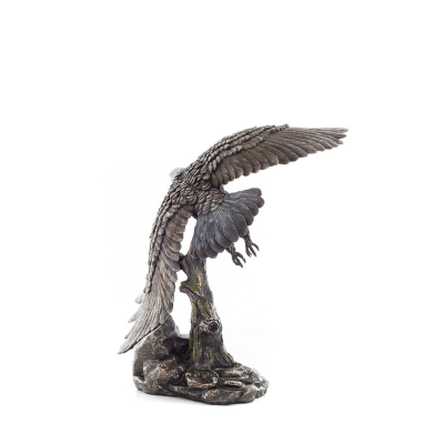 Eagle catching fish & flying over the wave 38 cm Full-body statue with Bronze Electrolysis Veronese Veronese 4 - grifon.se 