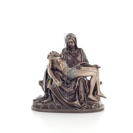 Michelangelos Pietas The Deposition of Christ 16cm Electrolytic Veronese Bronze, Christian, Tabletop Figurine Veronese 1 - grifo