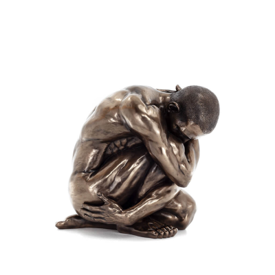 Modern Naken Man 45 cm Veronese brons galvaniserad helkroppsstaty Veronese 1 - grifon.se 