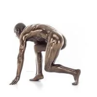 Runner: Athlete Symbol of Olympic Games, from Sculpture 13.5cm Veronese Bronze Electroplating Full Body Statue Veronese 3 - grif