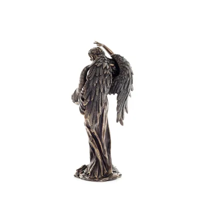 Fortune: The View of Prosperity and Wealth of a City with Wings 29,5 cm Veronese elektrolytisk brons staty för hela kroppen Vero