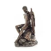 Θησέας & Μινώταυρος: Η τελευταία μάχη του ενός, 19,5εκ Ολόσωμο άγαλμα με Ηλεκτρόλυση μπρούτζου Veronese, μινωικός πολιτισμός Βερ