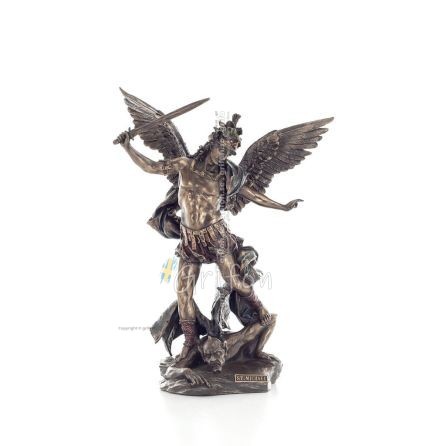 Archangel Michael: Like God, One of the First Lords 28cm Veronese Bronze Electrolytic Full Body Statue, Christian Veronese 1 - g