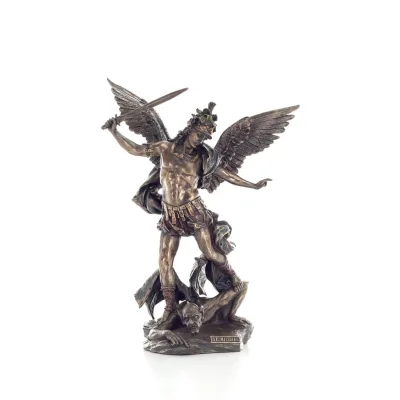Archangel Michael: Like God, One of the First Lords 28cm Veronese Bronze Electrolytic Full Body Statue, Christian Veronese 1 - g
