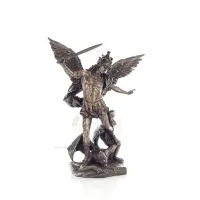 Ärkeängeln Michael: Like God, One of the First Lords 28cm Veronese Bronze Electrolytic Helkroppsstaty, Christian Veronese 5 - gr