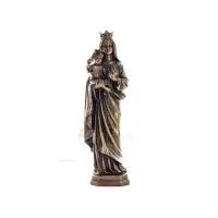 Virgin Mary the Virgin Mary or Theotokos with Jesus Christ 26.5cm Full Length Veronese Bronze Electrolysis Statue Veronese 1 - g