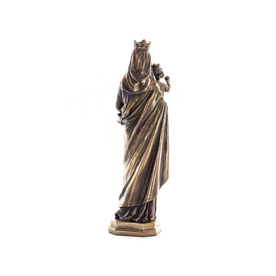 Jungfru Maria Jungfru Maria eller Theotokos med Jesus Kristus 26,5 cm Hellängd Veronese brons elektrolysstaty Veronese 4 - grifo