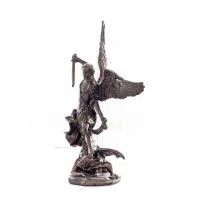 Archangel Michael: Like God, One of the First Lords 11cm Veronese Bronze Electrolytic Full Body Statue, Christian Veronese 2 - g