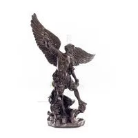 Ärkeängel Michael: Like God, One of the First Lords 11 cm Veronese Bronze Elektrolytisk Helkroppsstaty, Christian Veronese 6 - g