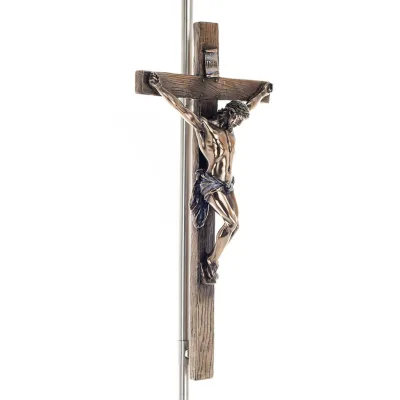 Crucifixion of Jesus Christ 33x15cm Veronese Bronze Electrolysis Full Body Statue Veronese 6 - grifon.se 