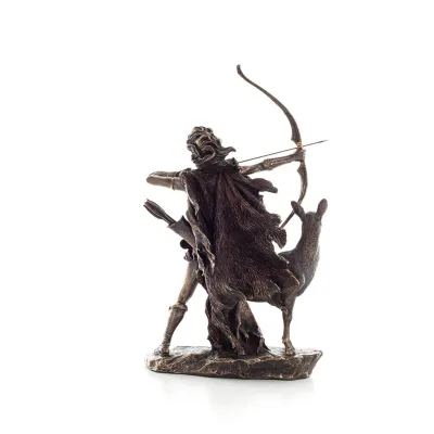 Artemis: The goddess of the hunt, the moon, protector of small children and animals 31cm Veronese Bronze Electrolysis Statue Ver