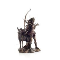 Artemis: The goddess of the hunt, the moon, protector of small children and animals 31cm Veronese Bronze Electrolysis Statue Ver