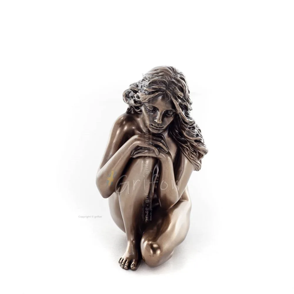 Woman Modern 13cm Veronese Bronze Electroplating Full Body Statue Modern Decorative Veronese 1 - grifon.se 