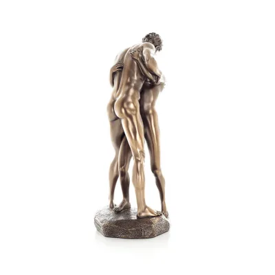 Kissing Couple Beloved Passionate 29cm Veronese Bronze Electroplating Full Body Statue Modern Decorative Veronese 5 - grifon.se 