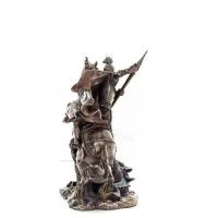 Saint George: protector of the Army, soldier 21.5cm Full-body statue with Bronze Electrolysis Veronese, Christian Veronese 5 - g