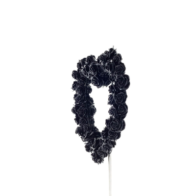 HjÃ¤rtformad spegel med rosor svart 39x37cm Veronese Brons Electrolysis Helkroppsstaty Veronese 4 - grifon.se 