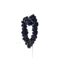 HjÃ¤rtformad spegel med rosor svart 39x37cm Veronese Brons Electrolysis Helkroppsstaty Veronese 4 - grifon.se 