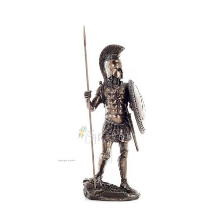 Spartan Warrior 36 cm Veronese brons galvaniserad helkroppsstaty, antikens Grekland Veronese 1 - grifon.se
