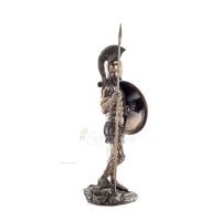 Spartan Warrior 36 cm Veronese brons galvaniserad helkroppsstaty, antikens Grekland Veronese 5 - grifon.se 