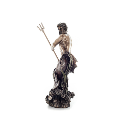 Neptune: God of the Sea, Earthquakes, Earth, Storms and Words 29cm Veronese Bronze Electroplating Full Body Statue Veronese 2 - 